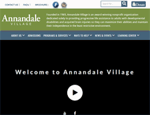 Tablet Screenshot of annandale.org